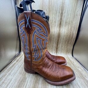 Twisted X Rancher Men's Size 11.5 Brown Leather Western Cowboy Boots Pull On